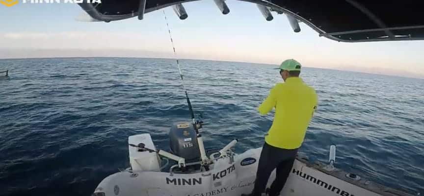Traina con il vivo con Humminbird e MinnKota (by Bruno Niceta) 1